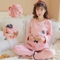 春季全棉孕妇睡衣月子服秋季产妇喂奶衣哺乳衣产后纯棉长袖家居服